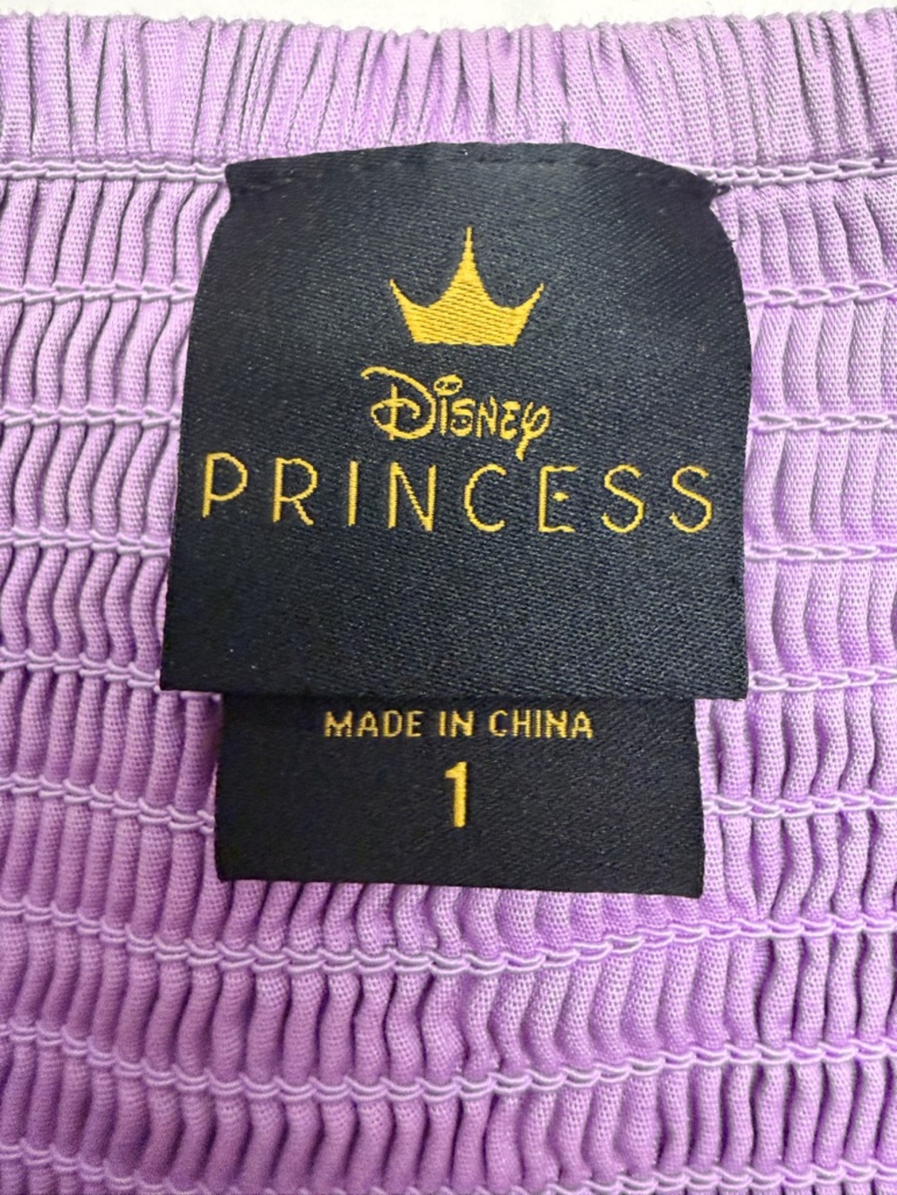 Torrid Disney Tangled Rapunzel Peplum Top Purple Stretch‎ Poplin Size 1X - Picture 9 of 11